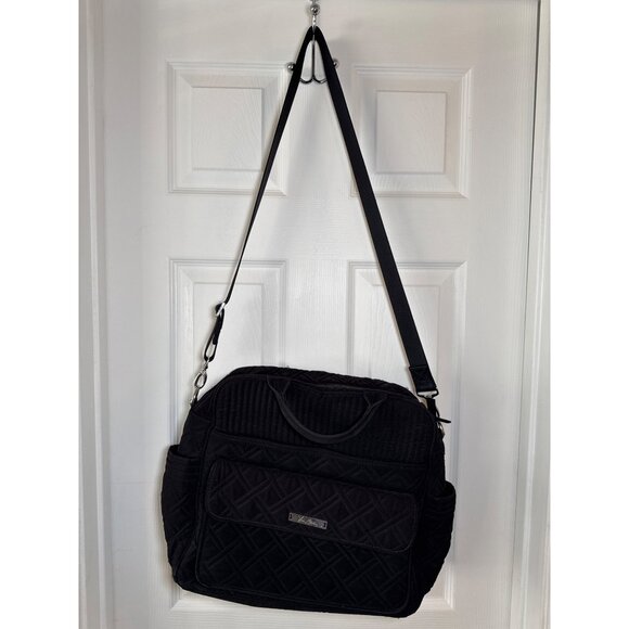 Vera Bradley Make a Change Baby Diaper Bag Black Unisex - Picture 2 of 10